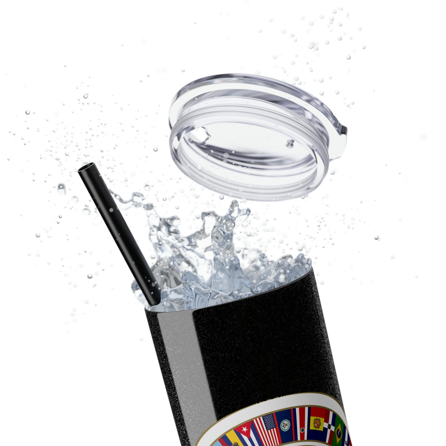 Skinny Tumbler with Straw, 20oz