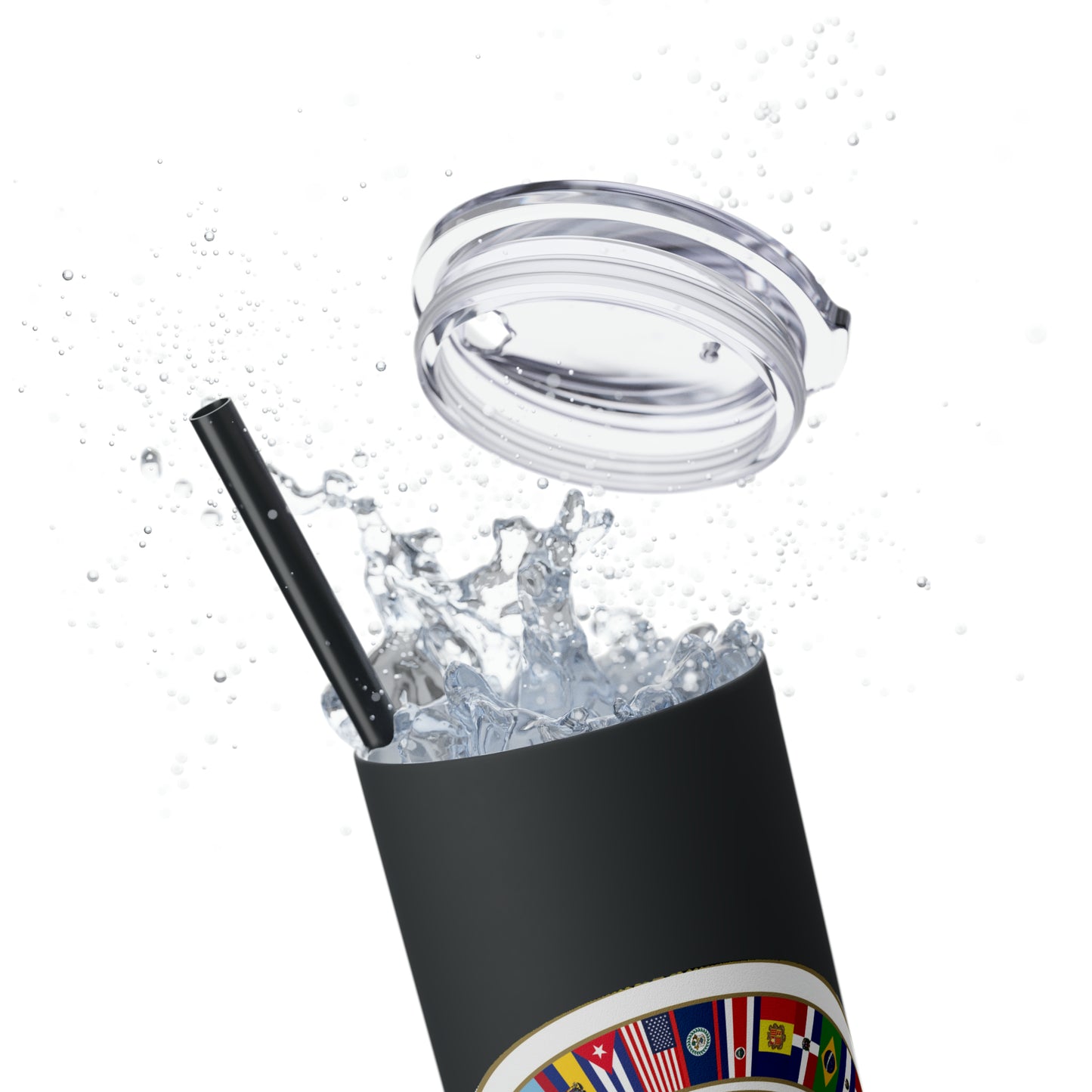 Skinny Tumbler with Straw, 20oz