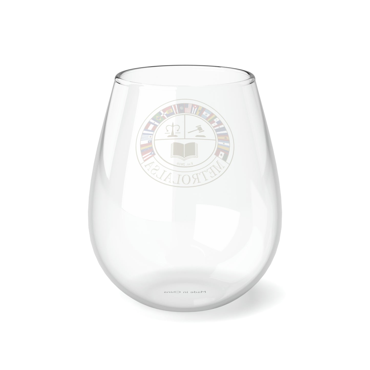 MetroLALSA Stemless Wine Glass, 11.75oz