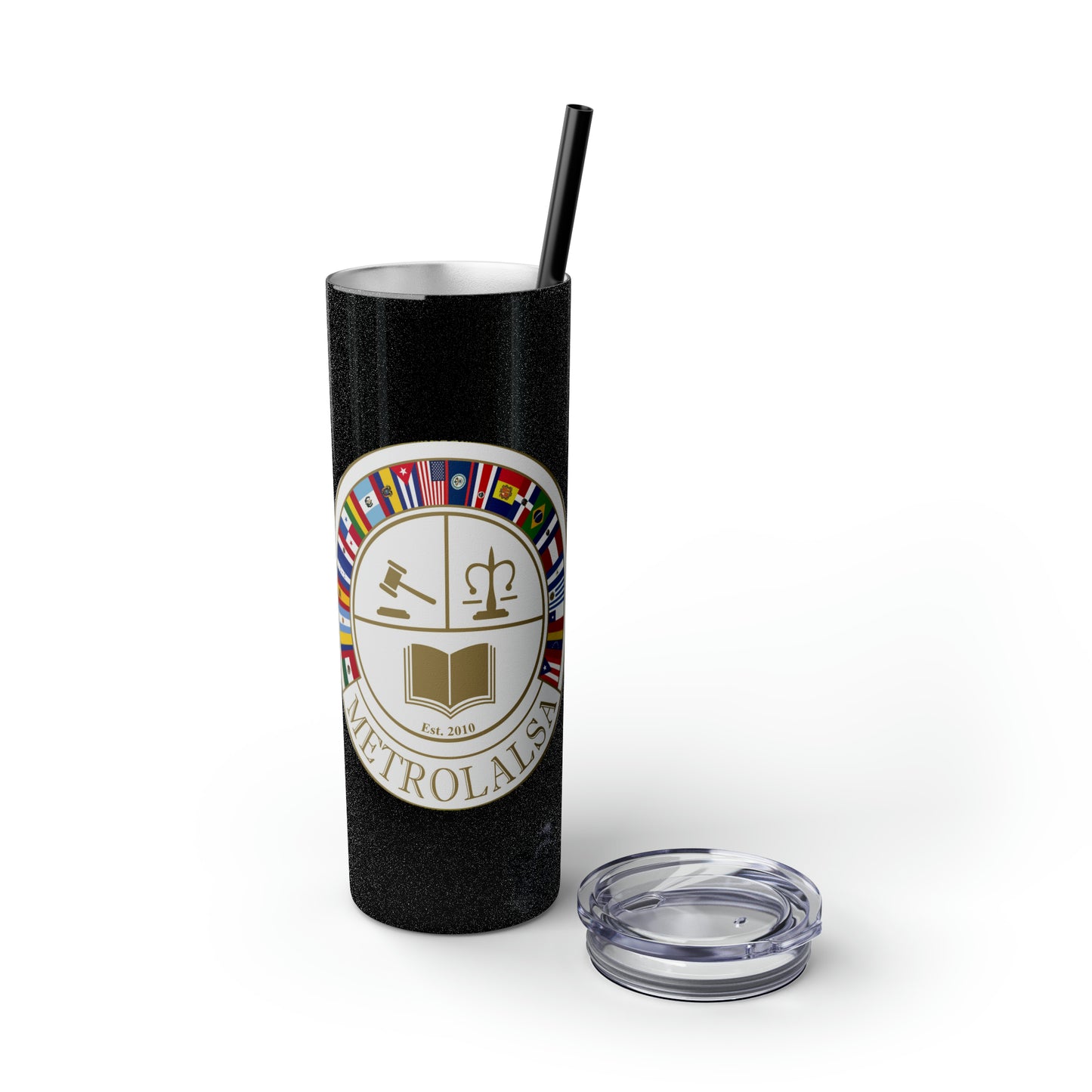 Skinny Tumbler with Straw, 20oz