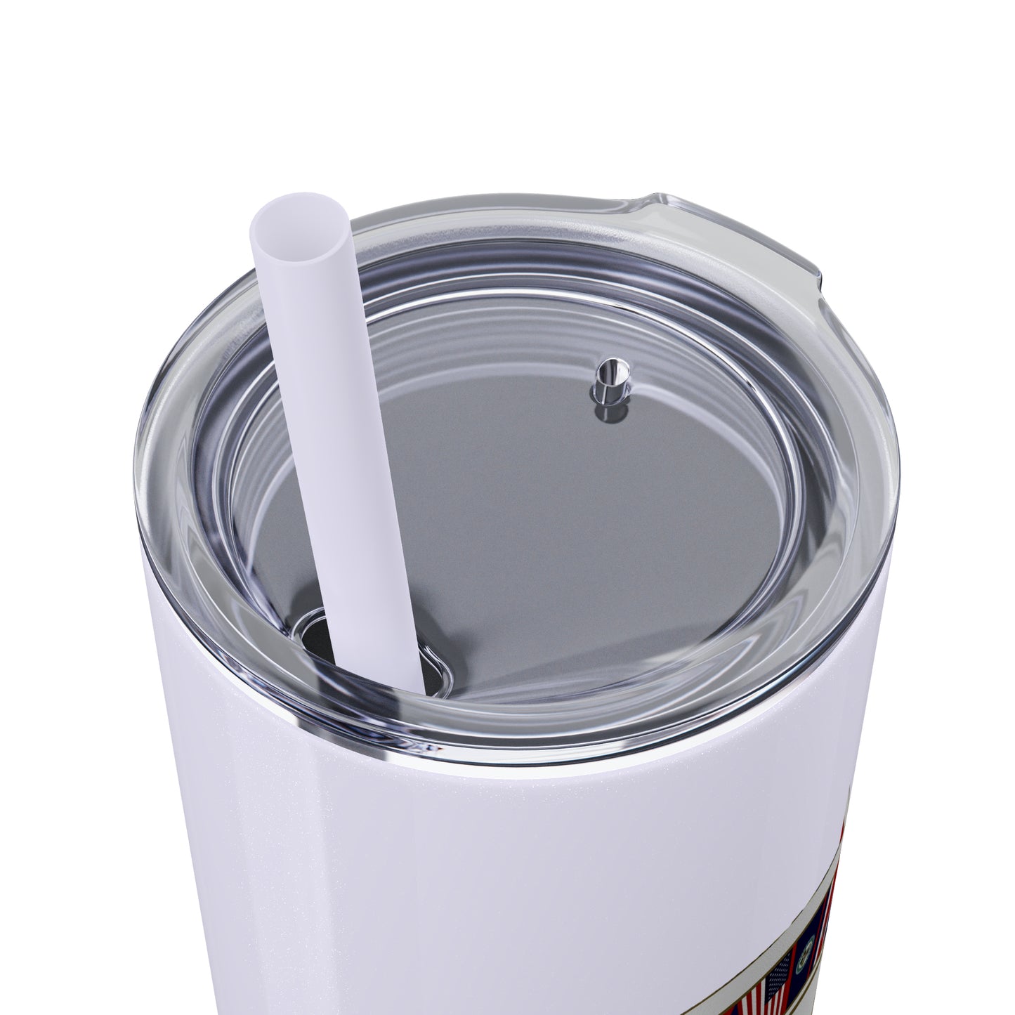 Skinny Tumbler with Straw, 20oz