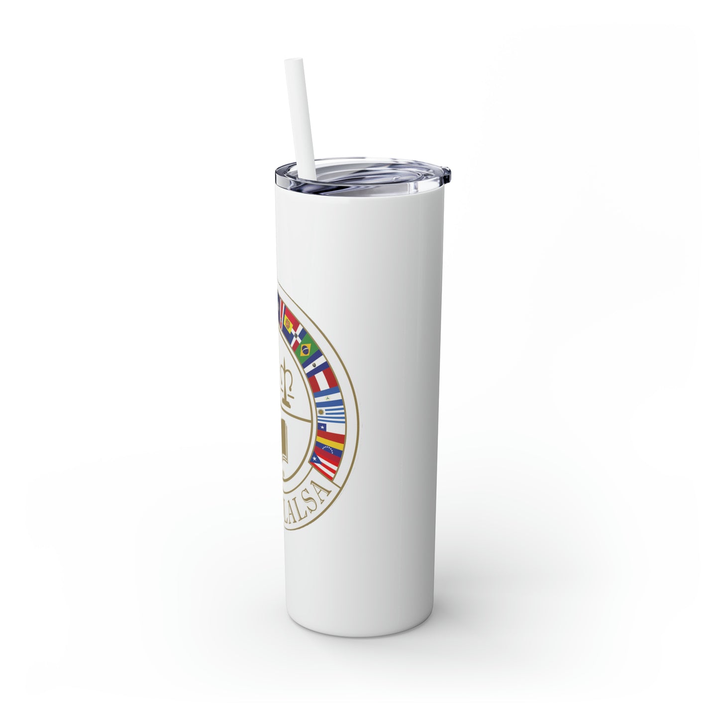 Skinny Tumbler with Straw, 20oz