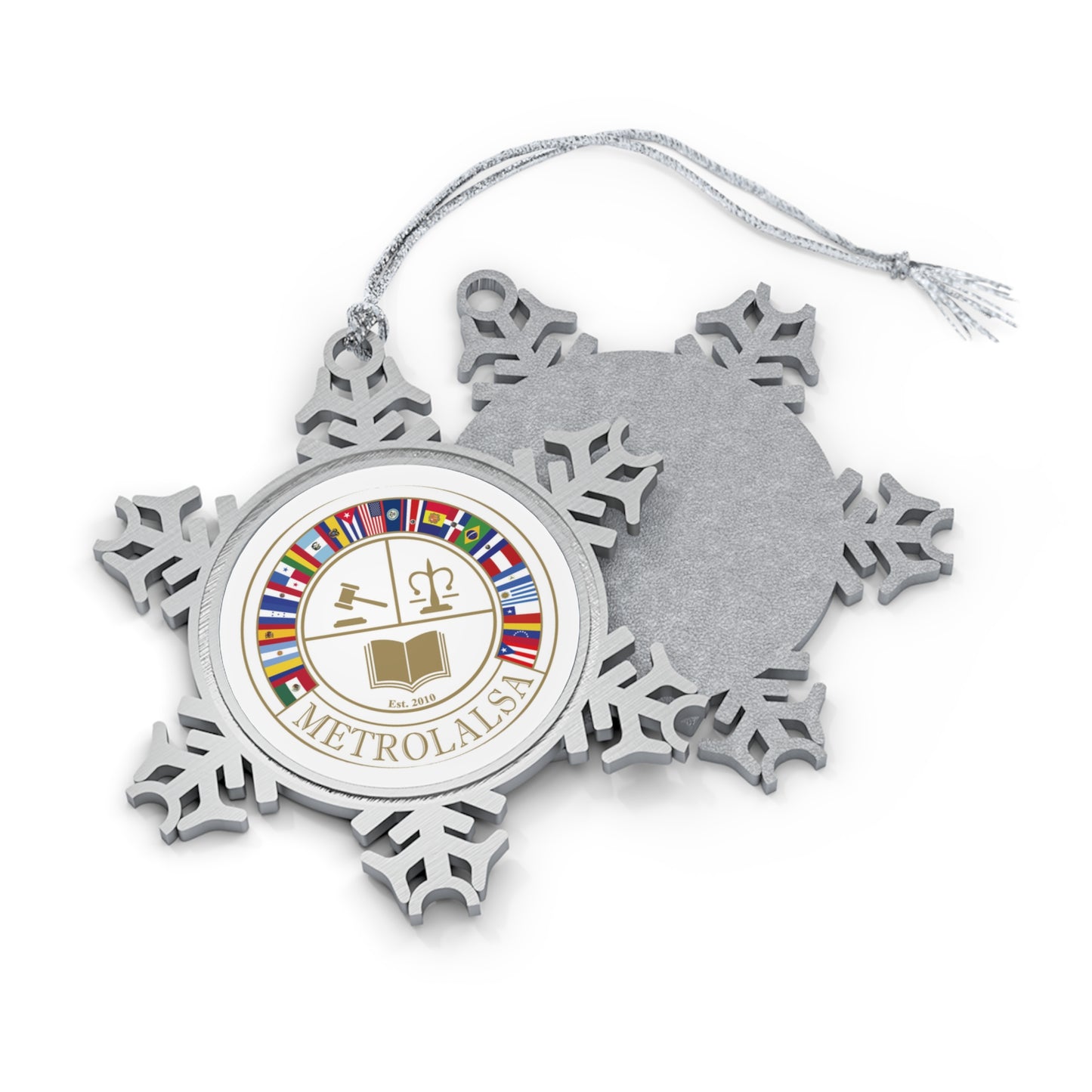 Pewter Snowflake Ornament