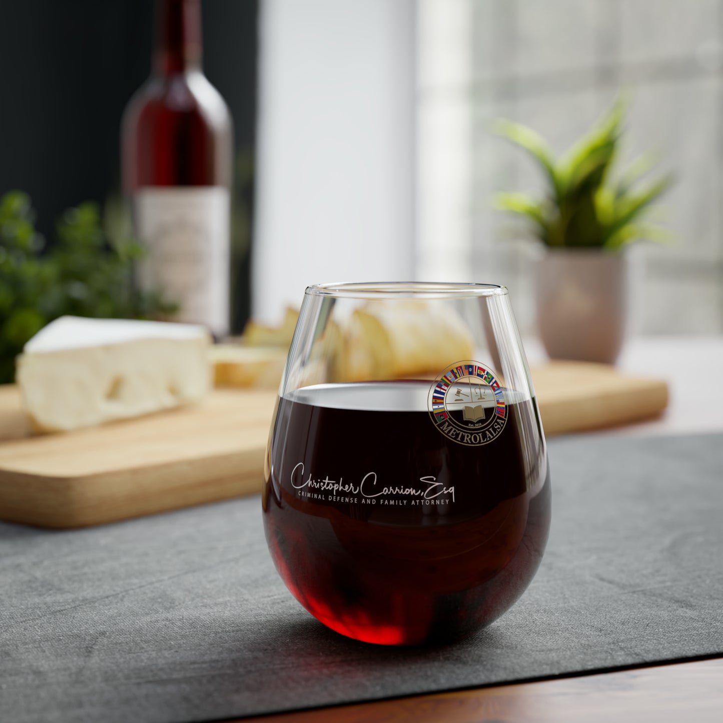 CLG x ML Stemless Wine Glass, 11.75oz