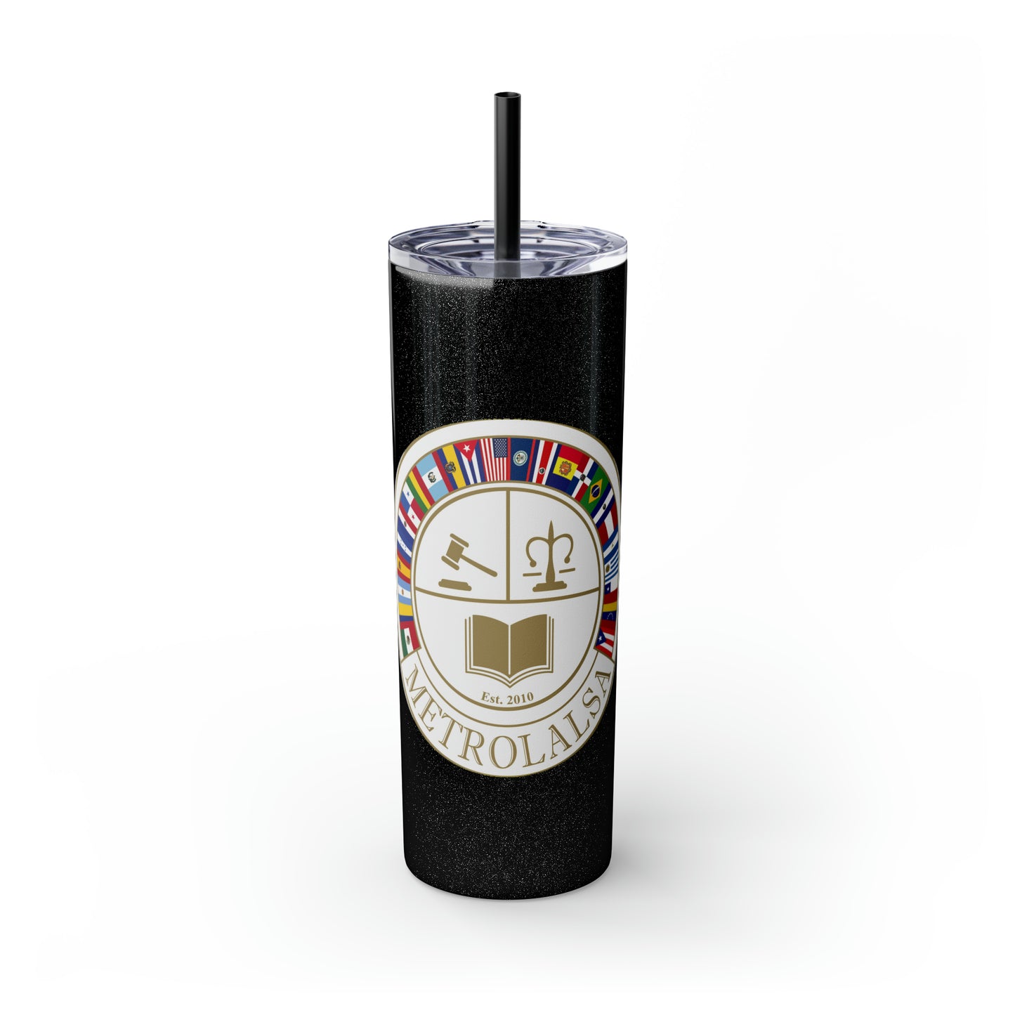 Skinny Tumbler with Straw, 20oz