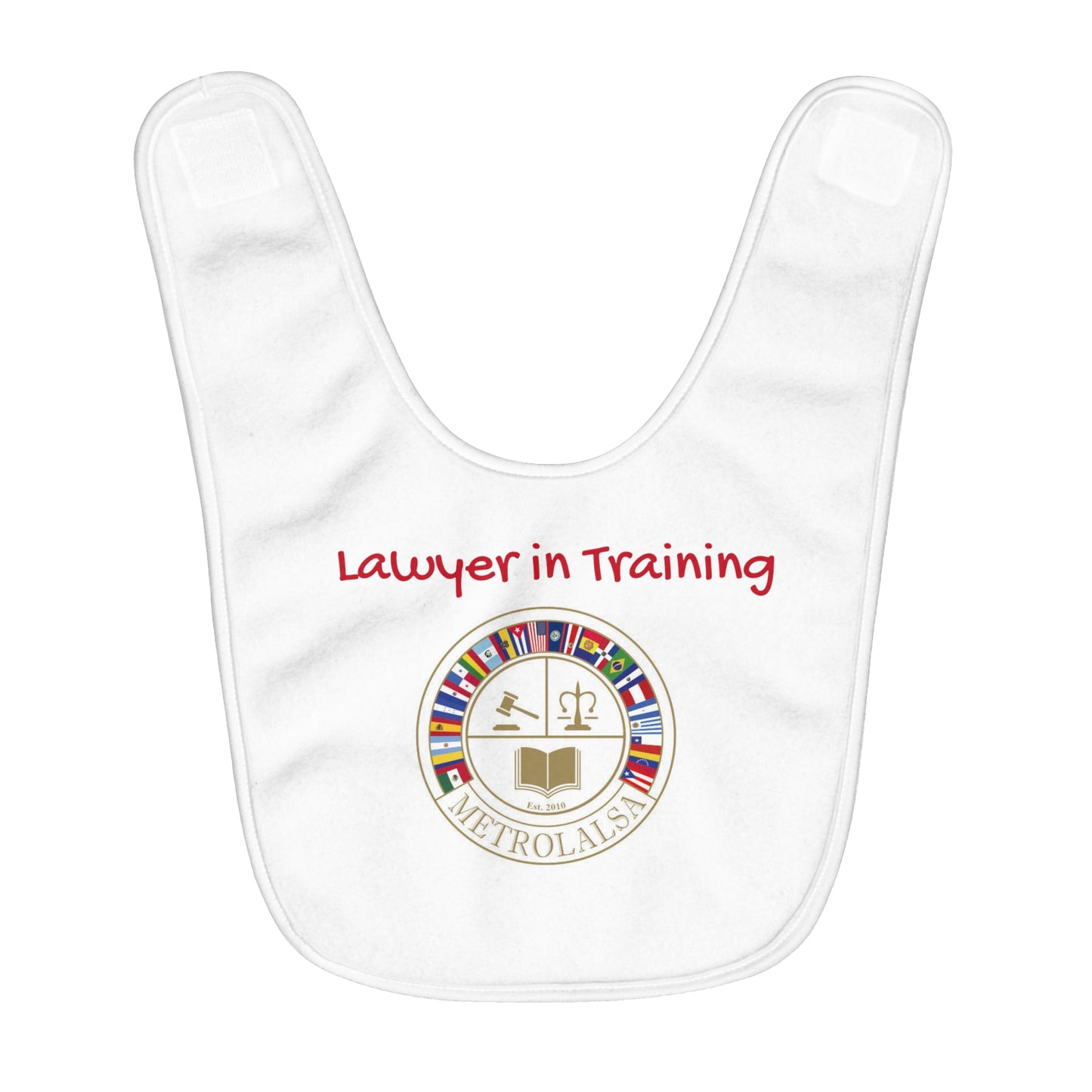 Lawyer in Training Baby Bib