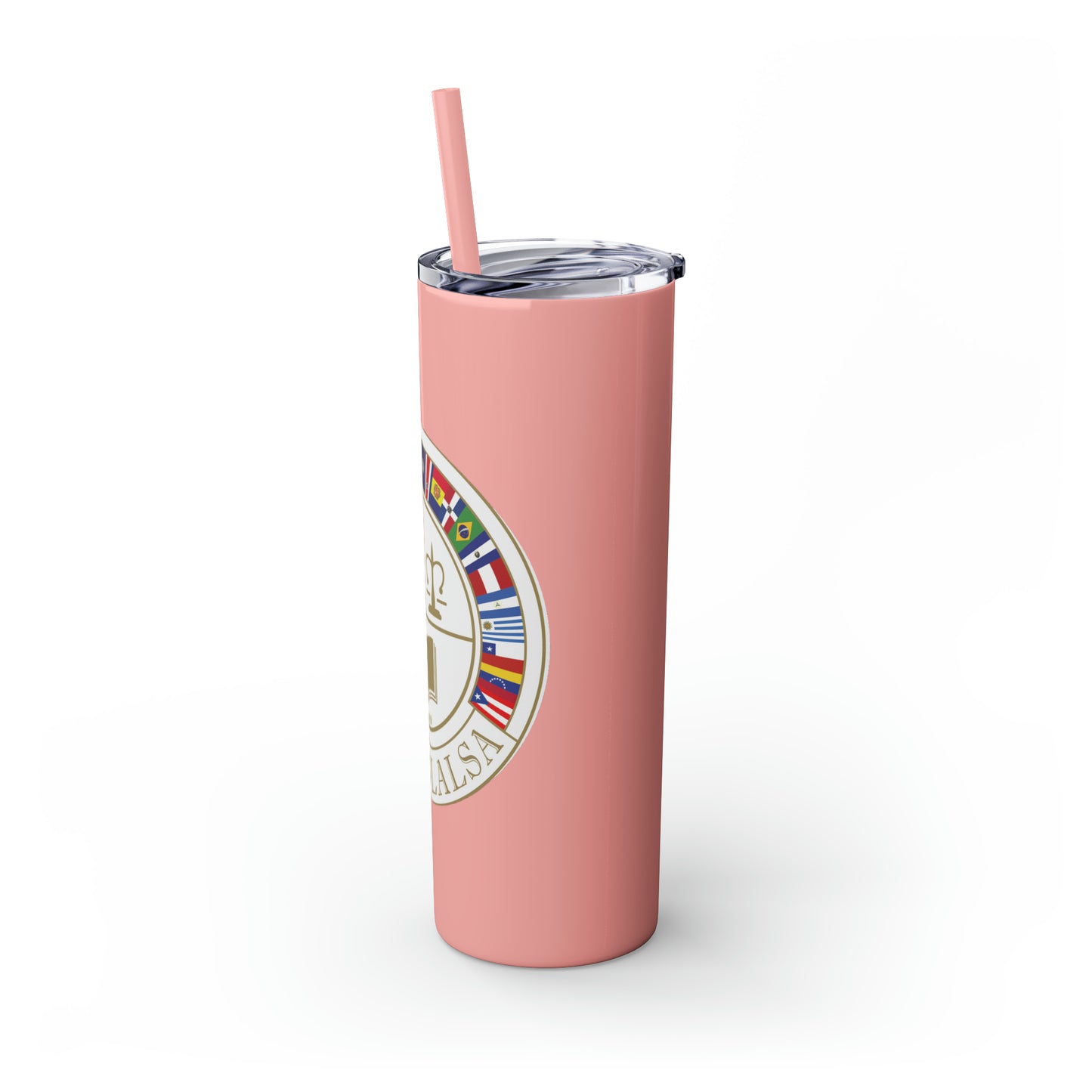 Skinny Tumbler with Straw, 20oz