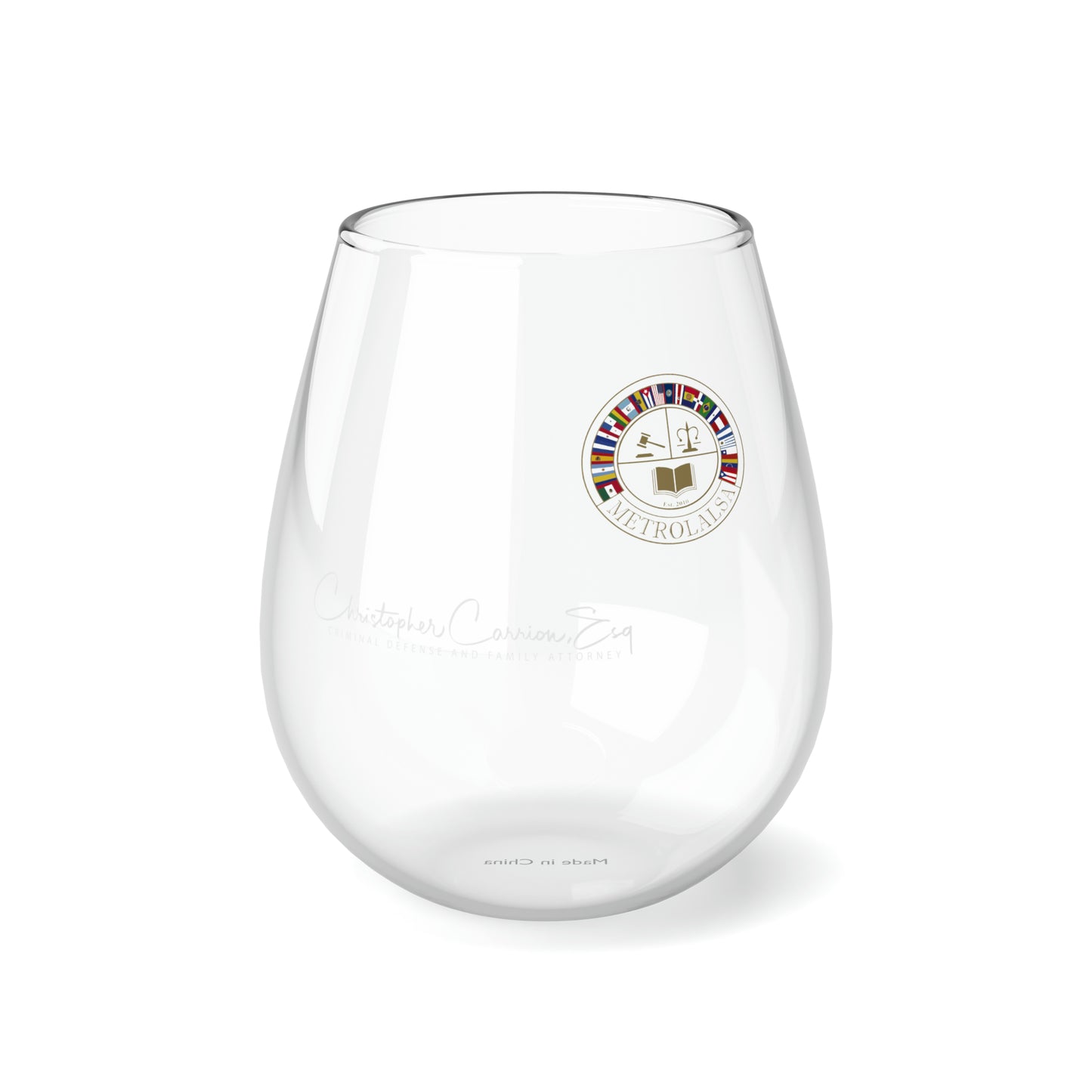 CLG x ML Stemless Wine Glass, 11.75oz